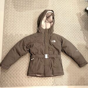 The North Face Light Gray Puffer Jacket